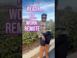 Ready to work remote?? Follow @momnursefashionista7506 for more info! 💃🏽 #remotejobs #lpn #rn