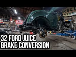 Hidden Hydraulic Brake Conversion For 1932 Ford!!