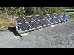 Building a 4000 watt adjustable ground mount solar panel system