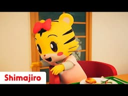 🍽️✨ Sit Down While You Are Eating 🎶 Celebrate Healthy Habits with Hanna 🌟 New Shimajiro Song 🐯