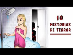 10 HISTORIAS de TERROR que no te dejarán DORMIR 👀 | Draw My Life