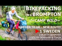 Had my Brompton with me, so why not ride it home - 700km Sweden & Denmark, train to London in 1 day