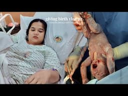 Giving birth at 36 weeks | baby out, having hard time to pee, recovering