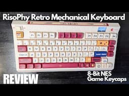 REVIEW: RisoPhy Retro Style Wireless Mechanical Keyboard - Cool NES Aesthetic Keyboard? (PC423)