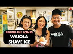 Filming Behind the Scenes at Waiola Shave Ice and Learn About My New Venture!