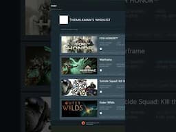 How To View Your Friend's Wishlist on Steam #Shorts #gaming