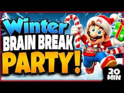 Winter Brain Break Party | Winter Games For Kids | Winter Freeze Dance | Just Dance | GoNoodle