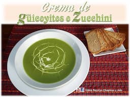 Receta Crema de Guicoyitos o Zucchinis