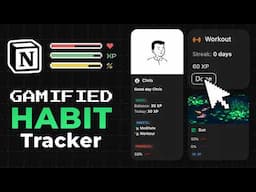 How To Gamify Your Notion Habit Tracker Dashboard