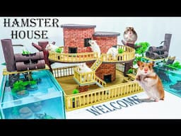 Build Hamster Maze - DIY Brick House For Hamster