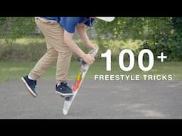 100 Freestyle Tricks for beginner and intermediate skateboarders