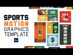 Sports Templates Motion Pack 6 Tutorial