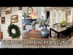 SIMPLE HOME REFRESH AFTER THE HOLIDAYS/NEUTRAL HOME DECORATING/NEW YEAR VLOG + BIG ANNOUNCEMENT 2025