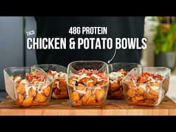 FAST TRACK Your Meal Prep In Less Than 1 HOUR | High Protein Taco Chicken Potato Bowl