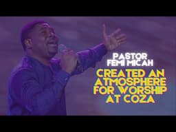 Pastor Femi Micah Created an Atmosphere for Worship at COZA