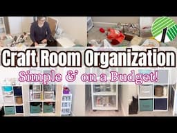 Craft Room Organization on a Budget | How to Organize Craft Items