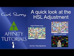 Affinity Photo v2 - HSL Adjustment