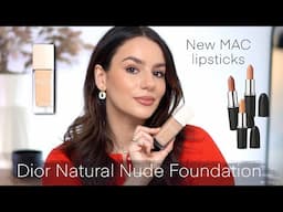 DIOR FOREVER NATURAL NUDE FOUNDATION + MAC Nude Lipsticks || Tania B Wells