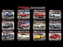 Barrett Jackson Scottsdale Restore A Muscle Car Line Up!