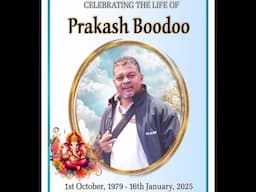 The Funeral of the late Prakash Boodoo