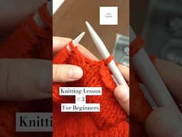 Knitting Lesson # 3 Step By Step for beginners By Clydknits #knitting #casting #howtoknit