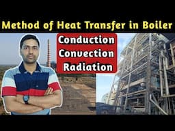 Heat transfer in boiler | Method of Heat transfer | Conduction | Convection | Radiation |