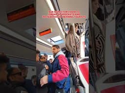 🔴 Rome bus inspectors ignoring pickpockets & targeting tourists for fines! 😡 #Viral #Shorts #Italy