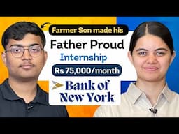 How he got offer from Bank of New York ? Interview lessons with Shradha Ma'am