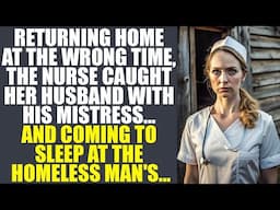 Returning Home Early, The Nurse Caught Her Husband Cheating... Later, Staying With A Homeless Man...