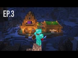 Escaping the Frozen Caves in Minecraft (Ep.3)