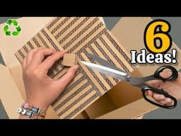 Transforming a Cardboard Box: 6 Super Genius Space-Saving Ideas That Will Absolutely Amaze You! 😱♻️