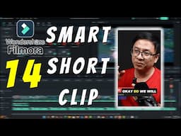 How to make YouTube Shorts in Minute with Filmora 14 AI Smart Short Clips Tutorial For Beginners