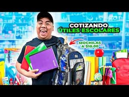 🫢COTIZANDO PRECIOS de  ÚTILES ESCOLARES 2025 *compramos una mochila* 😳