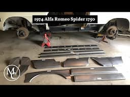 Complicated Rust Repairs & Unique Frame Upgrades. Project Alfa Romeo Spider 1750 Part 5