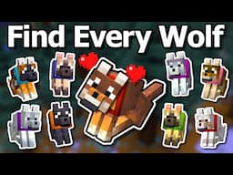 How To Find Every Wolf In Minecraft 1.21