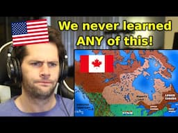 American Reacts to the History of Canada Explained in 10 Minutes