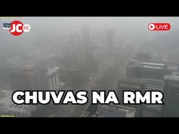 AO VIVO: Chuva castiga Recife e Região Metropolitana; confira ruas e avenidas alagadas