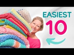 Top 10 Mindless Crochet Blanket Patterns You Need in 2025!