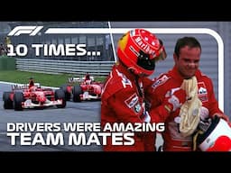 10 times F1 Drivers Were Amazing Team Mates