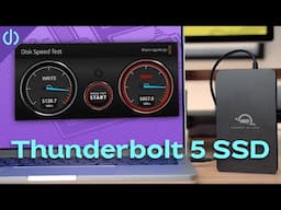 First Thunderbolt 5 SSD test with M4 Max MacBook Pro!