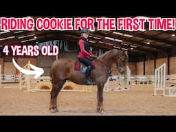 RIDING COOKIE FOR THE FIRST TIME! * MY BABY PONY *