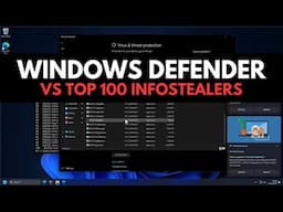 Windows Defender vs Top 100 Infostealers