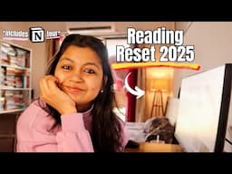 My Reading Reset for 2025 - TBR, New Releases, Goals, Notion Tour and More ⭐️