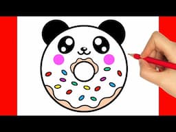 HOW TO DRAW A DONUT