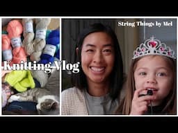 Knitting Vlog - snippets of knitting at home