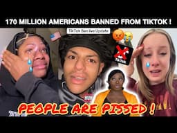 ANGRY AMERICAN TIKTOKERS  react to USA TIKTOK BAN