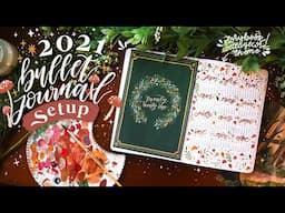 My 2021 Bullet Journal Setup + January Plan With Me! ✨ Storybook/Cottagecore Theme ~*~