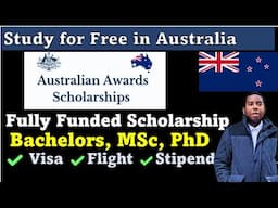 Australia Awards Scholarship 2025: No Agent, IELTS Waiver, No Application Fee