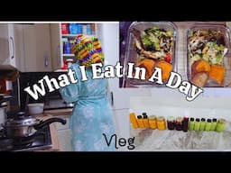 What I Eat In A Day On OMAD | One Meal A Day Week Meal Prep Ideas | Juicing for Weightloss | Fasting