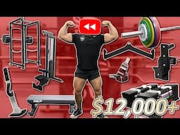 The ULTIMATE Single Car Garage Gym Tour | Our Old Home Gym!